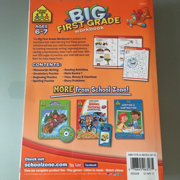 Big First Grade Workbook - Picture 2 of 2